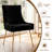 Velvet Upholstered Side Chair With Gold Legs -5490006-4465762