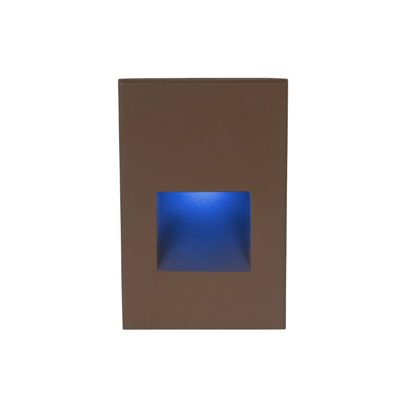 LEDme Integrated LED Metal Step Light, Bronze, Amber