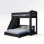 Elevated Kids Storage Bed-1262019482-1262019480-1262019487