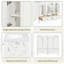 Meuble-lavabo simple 36 po avec plateau en résine Ricardas