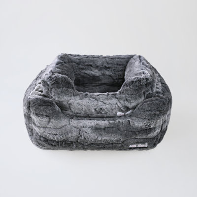 Deluxe Animal Print Polyester Pet Bed