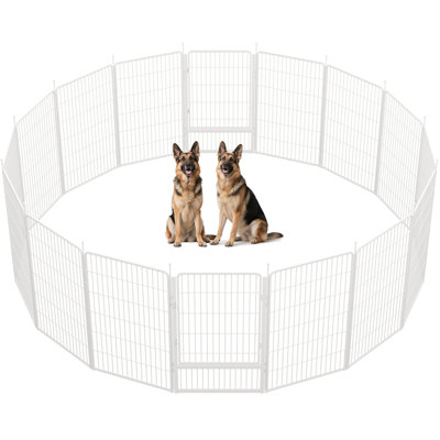 Multi-sized Metal Dog Exercise Pen Panels with 2 Doors