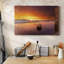 Coucher de soleil sur toile tendue-1624802617