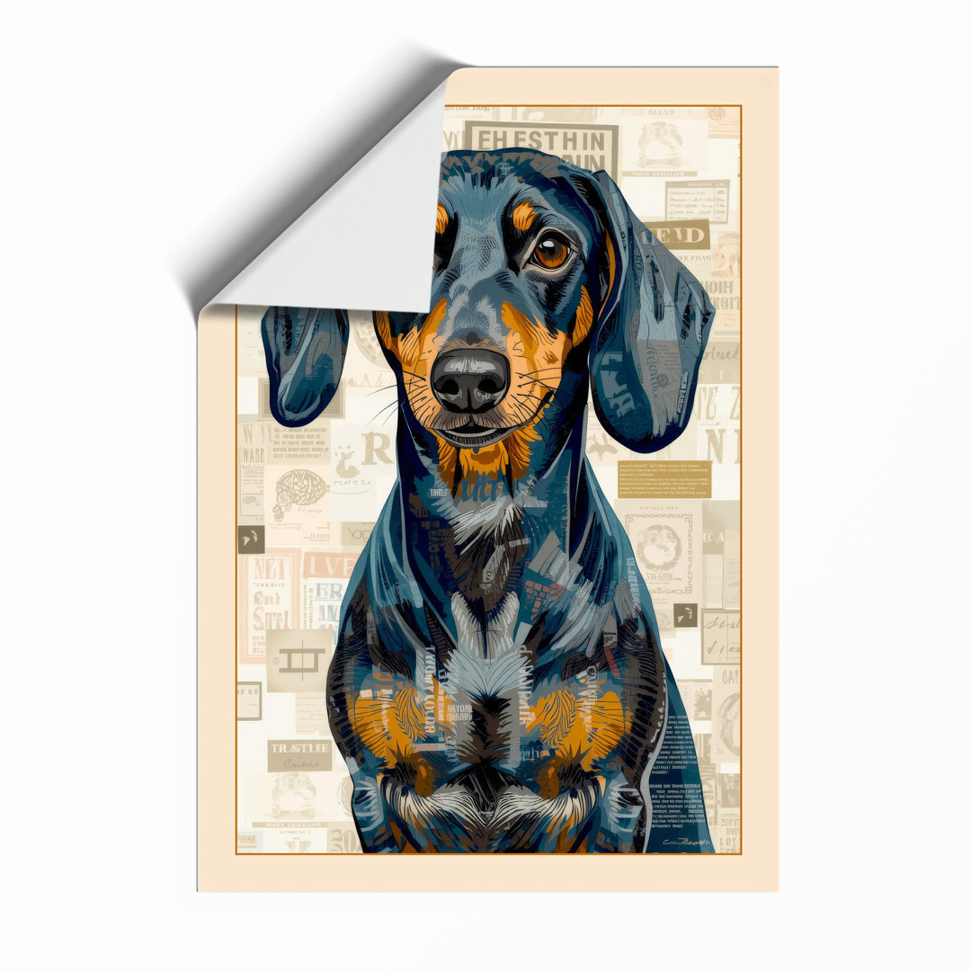 Alert Hound Eclectic - Framed Print