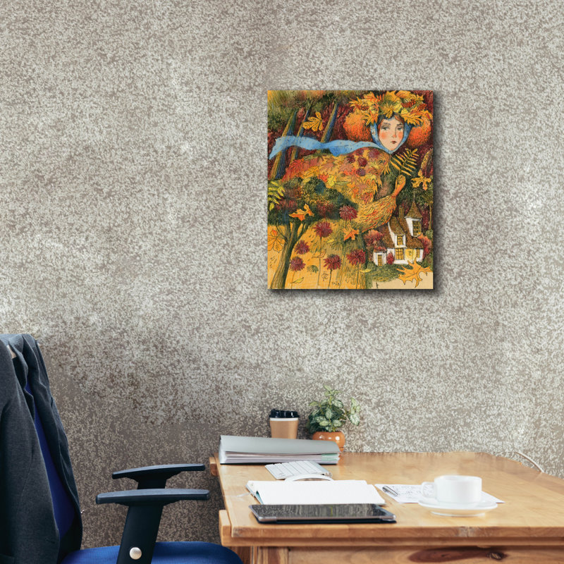  «Autumn» par Olga Grebennik, art mural sur toile, 20 po x 24 po, H 24 po x l 20 po