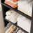 79-inch Closet Storage System, Wardrobe With Storage Compartments And Hanging Zone-1673915266