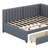 Full / Double Upholstered Daybed with 2 Storage Drawers Sofa Bed Frame-96618266