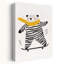 Playful Bear Skateboarding Playful Whimsical Contemporary Bear Wall Art Print by Mathieu - Wrapped Canvas Print-446148697