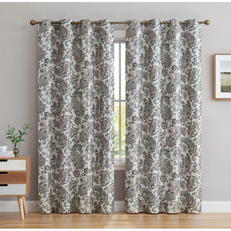 Lovelle Silk Curtain Pair, 52" W x 72" L, Taupe