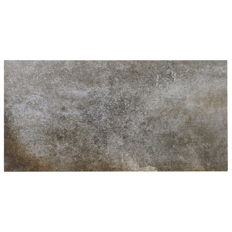 Angela Harris Flatiron 12X24 Matte Porcelain Tile, Graphite
