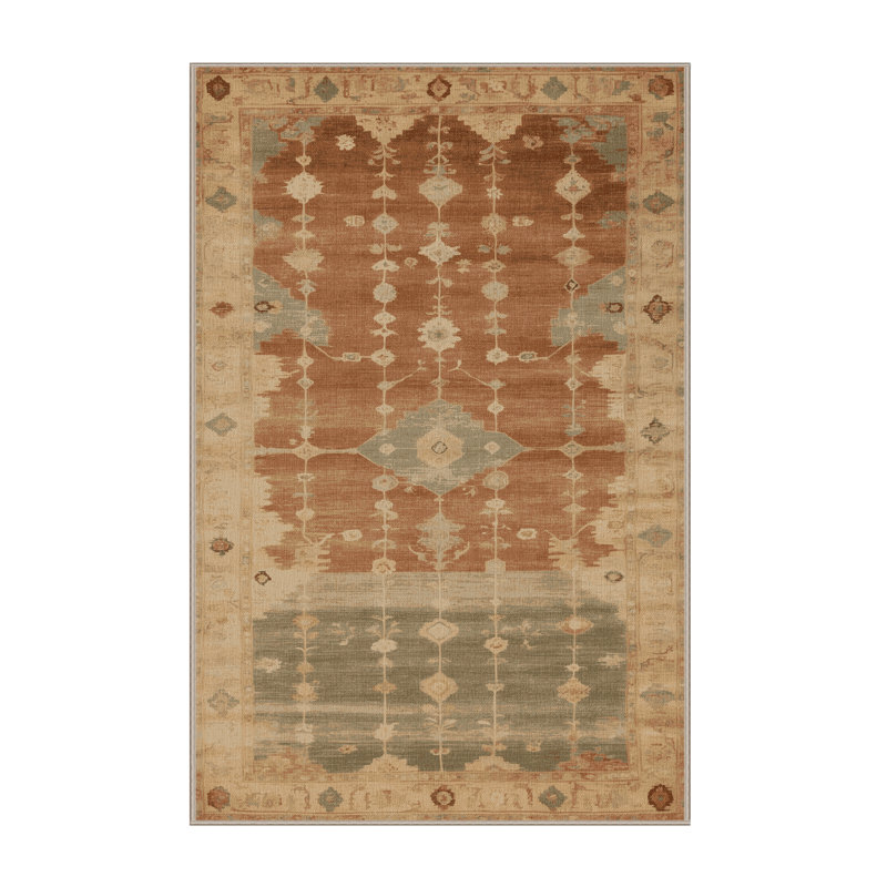 Tapis brun lavable à la machine, Tapis de couloir 2 pi x 4 pi