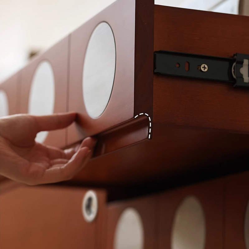 TV Cabinet with Polka Dots