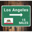 Enseigne en aluminium Los Angeles-58289269
