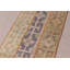 Tapis turc antique avec petit patchwork rétro idéal pour un paillasson d'entrée en laine brun pour l'extérieur