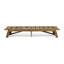 2 chaises longues - Style, bois, finition, brun-jaune, bois massif +, P 78,75 po x l 26,53 po x H 12,50 po, 2 chaises d'extérieur fabriquées avec des sièges