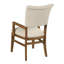 Chaise avec accoudoirs rembourrée Contour