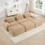 Canapé modulaire en velours côtelé 6 pièces avec 3 repose-pieds Anwen-433518508