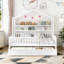 Lit simple en bois avec lit gigogne-178431831