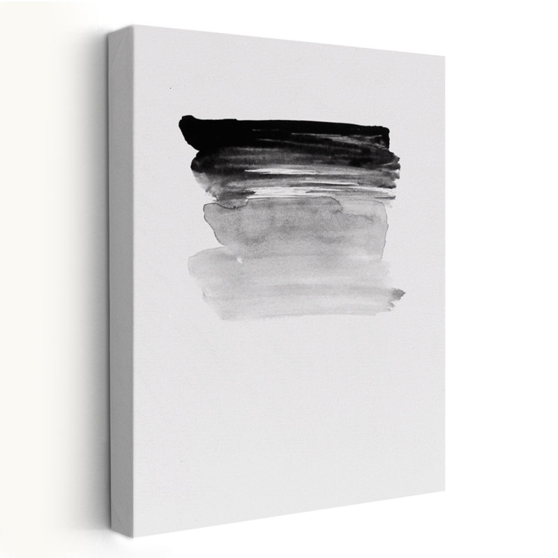 Gris I - Art abstrait, H 24 po x l 16 po