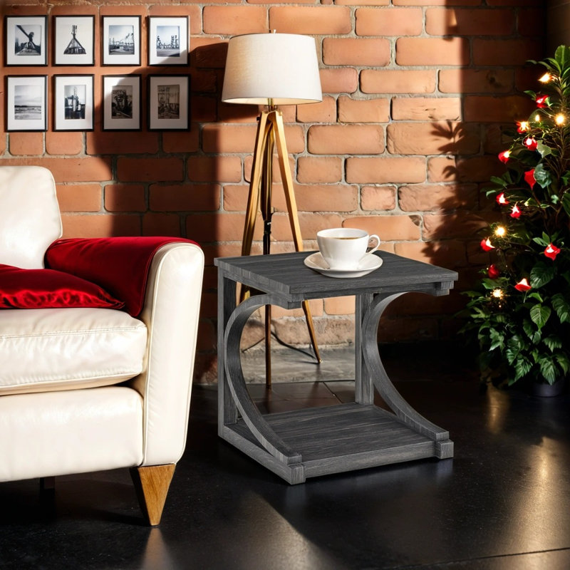 Lamarie End Table, Black