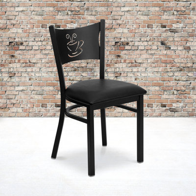 Odyssey Coffee Back Metal Restaurant Chair