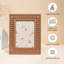 Cadre photo avec plexiglas, cadre photo en bois pour la décoration intérieure, montage mural ou sur table, affichage vertical et horizontal, cadeaux de la fête des Pères et de la remise des diplômes, (contes courbés)