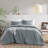 2-Piece Twin/Twin XL Soft Washed Pleated Comforter Set