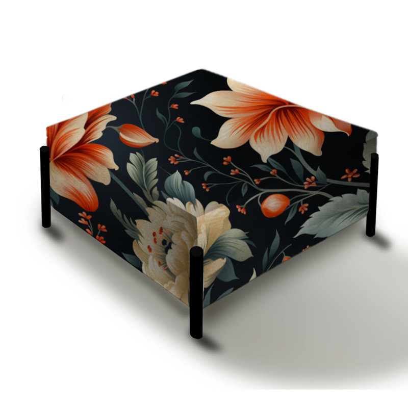 Grand repose-pieds carré Bloom Spectrum Fusion