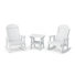 Ensemble de chaises berçantes 3 pièces avec table d'appoint Heritage Adirondack Heritage