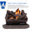 Ensemble de bûches au gaz Duluth Forge -57792956