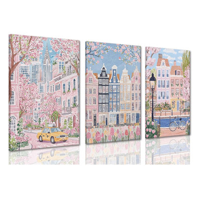 3 Piece Wrapped Canvas Print