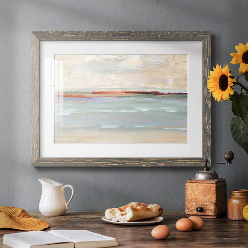 Sienna Horizon I - reproduction de cadre photo simple, Gris, H 22 po x l 32 po x P 1,5 po