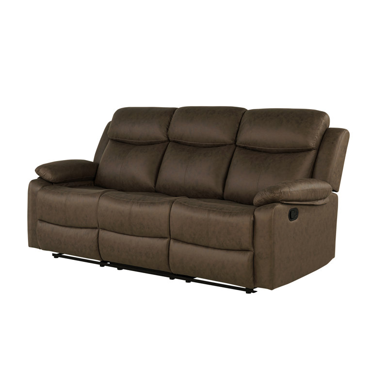 6026 Dark Brown Reclining Sofa