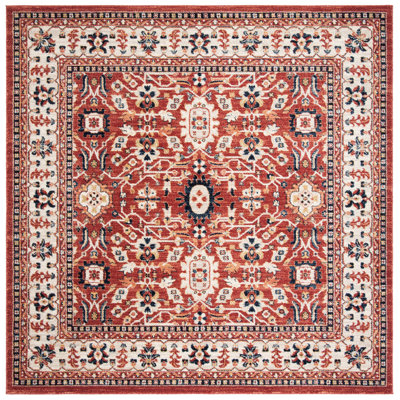 Sechovicz Oriental Red/Ivory Area Rug