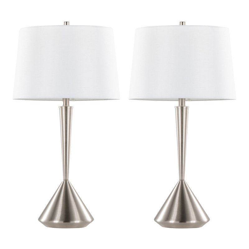 Diva Metal Table Lamp - Set of 2