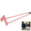Pied de meuble en épingle à cheveux de 24 po ROUS Quincaillerie en acier - rosé (rose), 1 unité-438783278-438783279