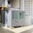 Sleek Bath Vanity with Ceramic Top and Mirror