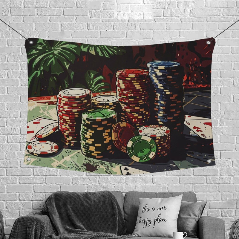 Microfiber Fabric Tapestry, 50" H x 60" W