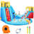 15.42' x 14.57' Inflatable Slide with Water Slide and Air Blower