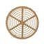 Style Outdoor Furniture - Table d'appoint brune avec motif de cage inspirée