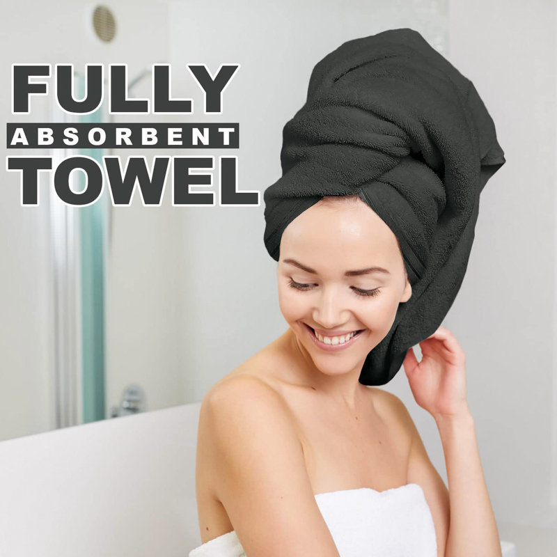 Jacie Bath Towel, Charcoal