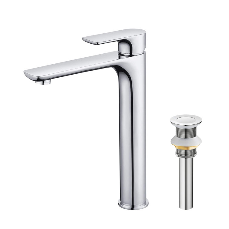 Tender Vessel Sink Faucet Single-handle Bathroom Faucet with Drain Assembly