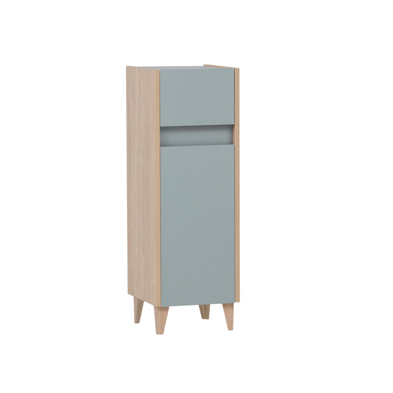 Calvin-Leigh Freestanding Bathroom Cabinet, Pigeon Blue