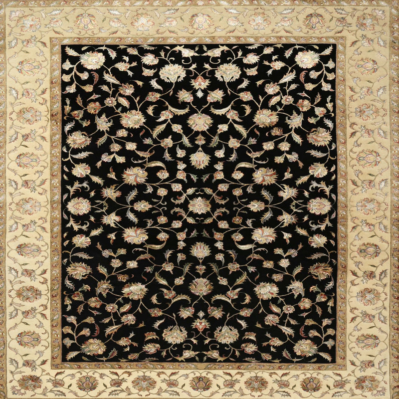 Dinjar Oriental Indoor Rug, Square 4'
