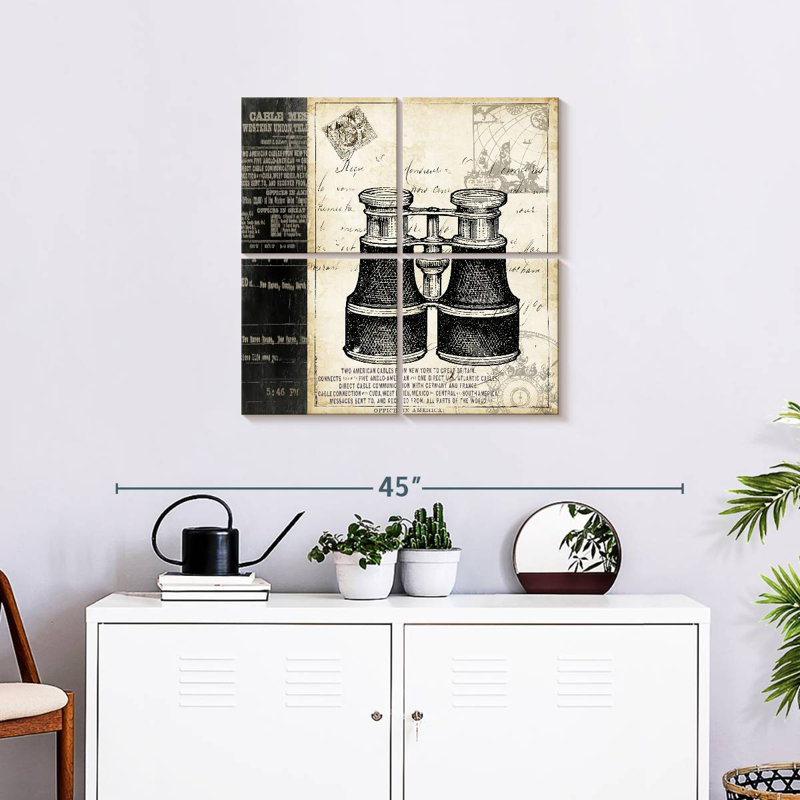 Aletra Hemingway's Study I, H 26 po x l 26 po
