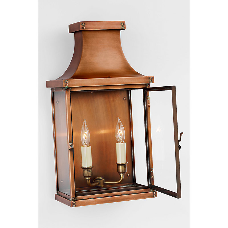 Chapman & Myers Bedford 3/4 Lantern, 18" H x 9.75" W x 6" D