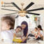 Ventilateur de plafond 72 po Terriek Modern-643553646