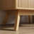 Modern Fluted Nightstand with Charging Station-457764827