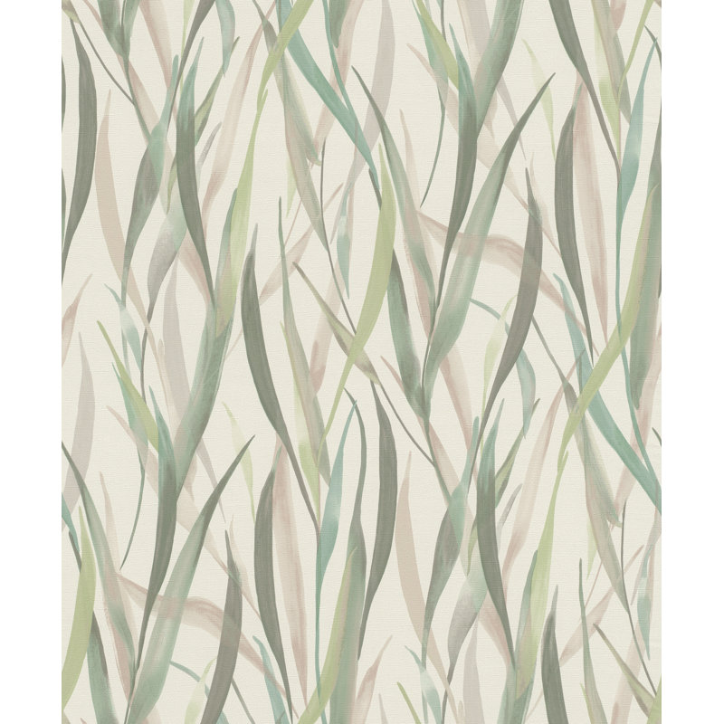 Papier peint botanique Sway, Vert