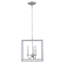 Luminaire suspendu carré 3 lumières lanterne Tarbox-652614838